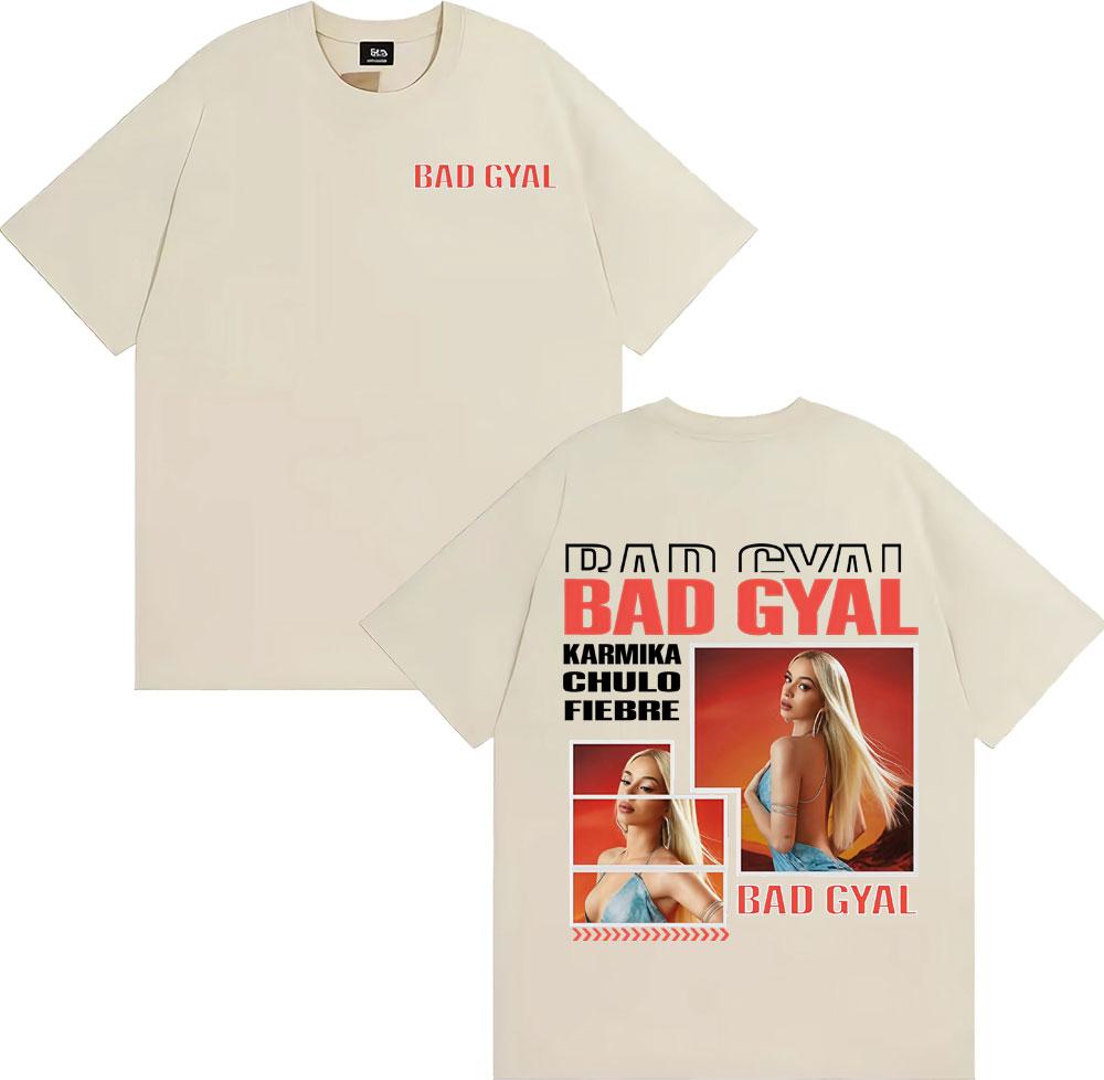 Singer Bad Gyal La Joia Album Tour Merch Tshirts Men Women Harajuku Hip Hop Vintage Tshirt Casual Comfort 100 Cotton T Shirts