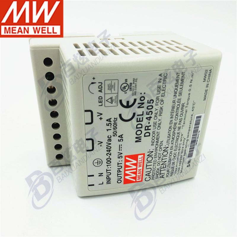 DIN Rail DR-4505 45W 5V 5A Switching Power Supply