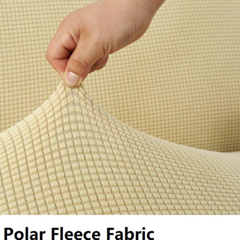 Graue Farbe Wasserdichter Sofabezug Verdicken Polarfleece All-inclusive Überwurf L-Form Ecksofabezüge für Wohnzimmer