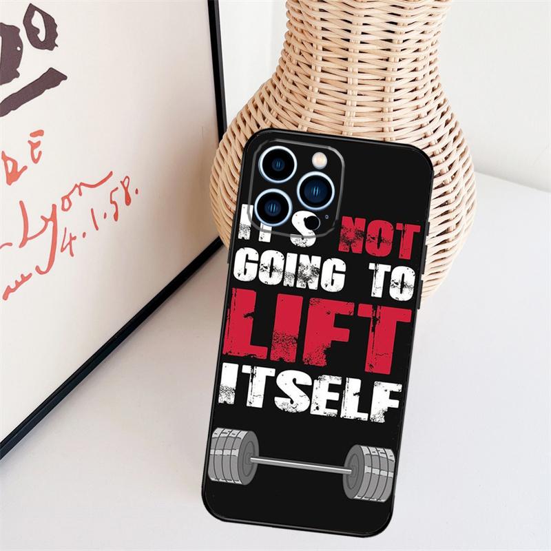 Bodybuilding Gym Fitness Phone Case For iPhone 16 Pro Max 15 14 13 11 12 17 Pro Max mini 15 16 Plus 16e 17 Air Cover