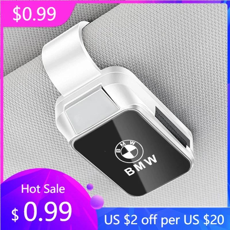 New Car Sun Visor Holder Storage Sunglasses Clip Portable Glasses Holder For BMW M 1 2 3 4 5 7 Series X1 X3 X4 X5 X6 X7 F10