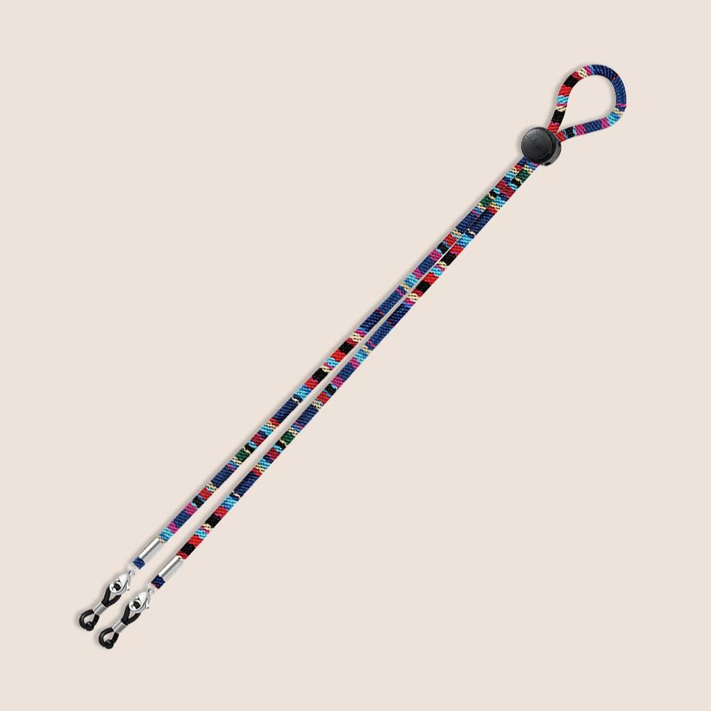 Ethnic Round Button Adjustable Anti-slip Eyeglass Retainer Strap