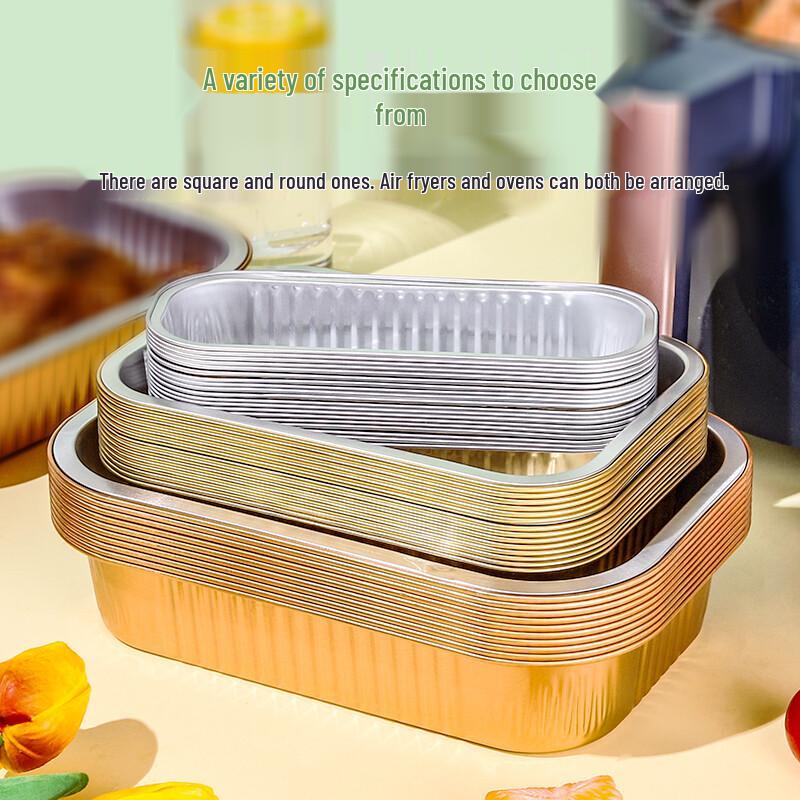 Faxilon Reusable Air Fryer Aluminum Foil Baking Cups