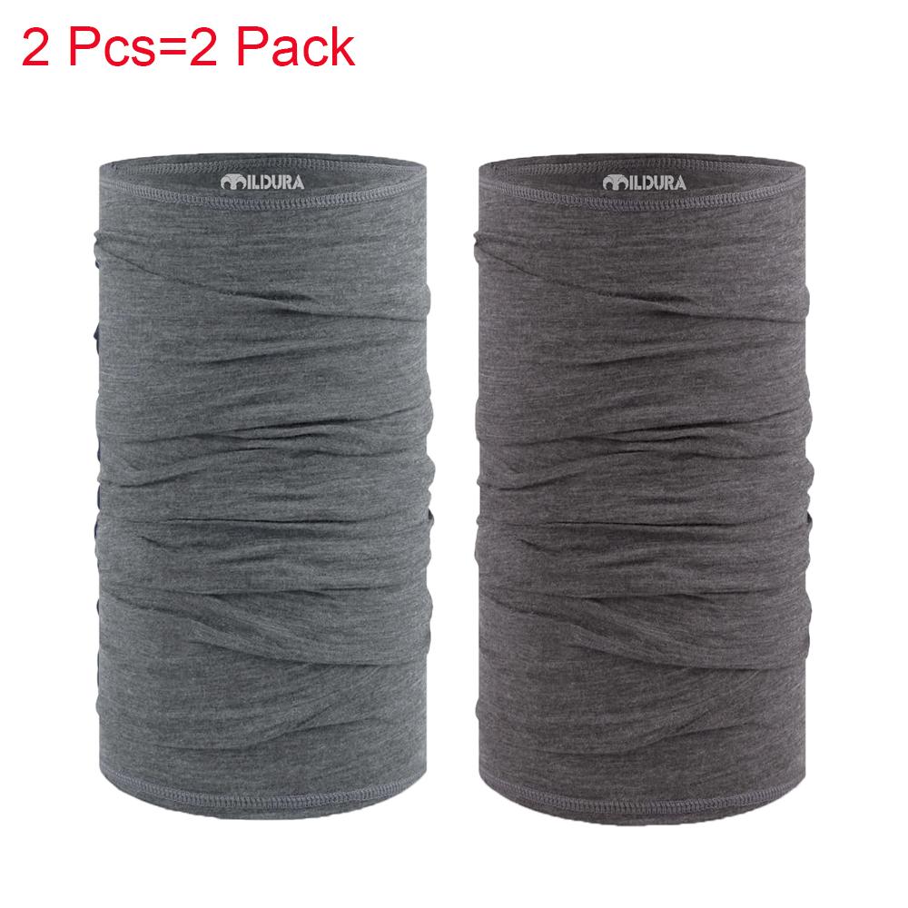 Adult 100% Merino Wool Neck Gaiter Light Quick Dry Breathable Face Mask for Ski Hiking Neck Tube Scarf Multifunctional Headwear