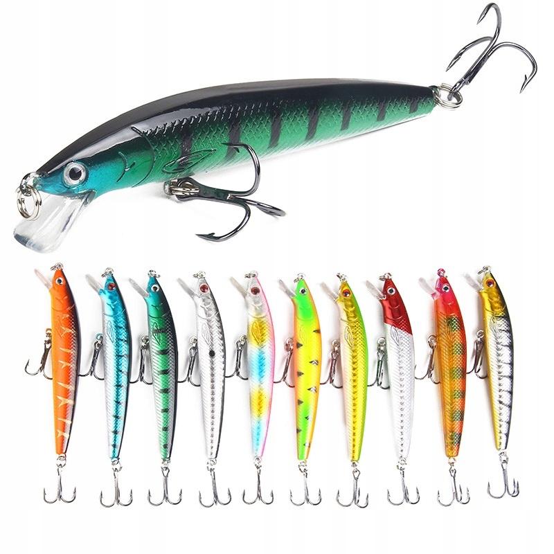 Wobbler Luccio Sandra Persico Pesce Gatto 9G 10 Cm F156E