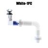 Universal Flip Stainless Steel Washbasin Washbasin Sink Wall Drainage Pipe Kitchen Bathroom Accessories Anti Odor Drainage Pipe