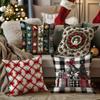 Christmas Pattern Pillowcase Designsuitable For Sofa Car Bedroom Decorative Cushion Cover Pillow Cover