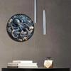 Art Mural Métallique Poulpe Vintage Décor Maison Bureau