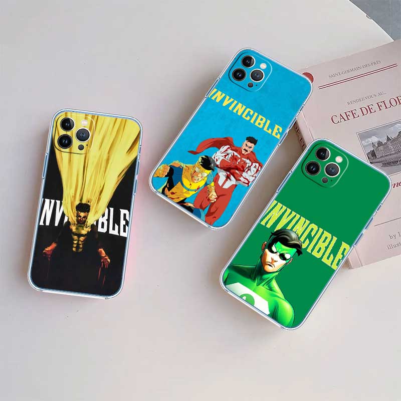 UP35 I-Invincibles Transparent Phone Case for Motorola Moto G40 G04 G05 One Ace Action Fusion + Plus Hyper Macro Vision Zoom