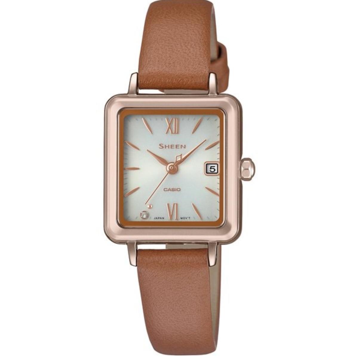 

CASIO SHS-D400CGL-7AJF [модель SHEEN Solar Sapphire]