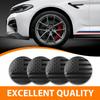 4Pcs 56Mm Chrome Wheel Hubs Center Hub Cap Universal Wheel Rim Hub Cover Caps