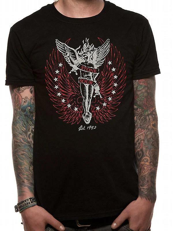 Mens T-shirt Stone Sour 1992 Black XL