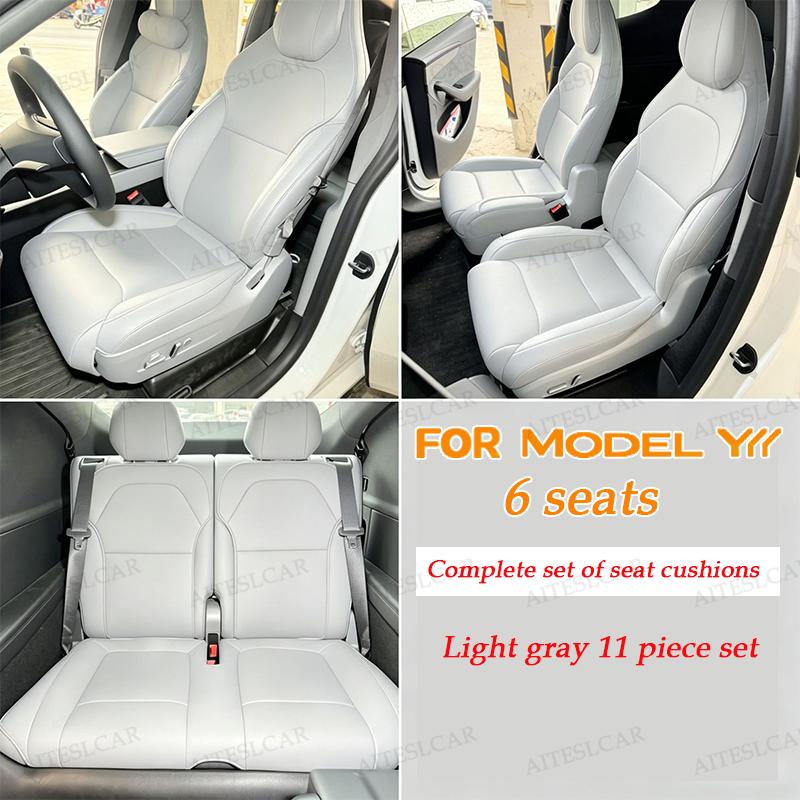 For Model YL/Y Cushion Nappa Leather Breathable Non-slip Car Seat High Rebound Pad Seat Cushion Four seasons Universal Auto Seat