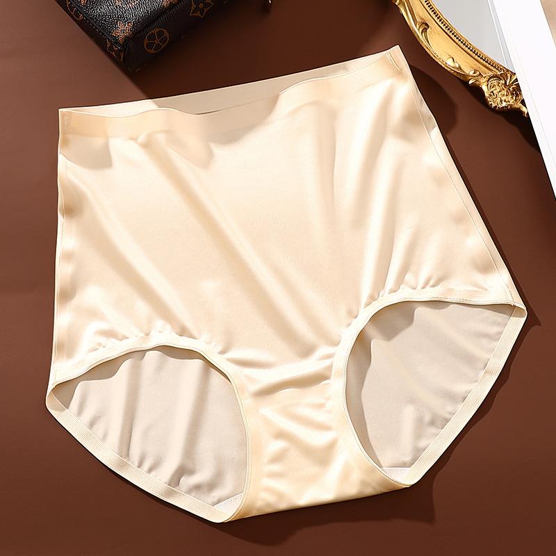 Antibacterial Traceless Non Buttock Panties High Waist Abdominal and Hip Lifting Triangle Women’s Panties