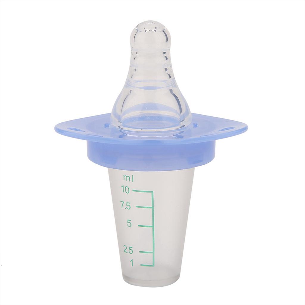 10ml Baby Feeder, Safe Food Grade Silicone Nipple Design Liquid Dispenser with Scale Display, Prevents Spilling, Easy Cleaning, Ideal for Feeding Ju