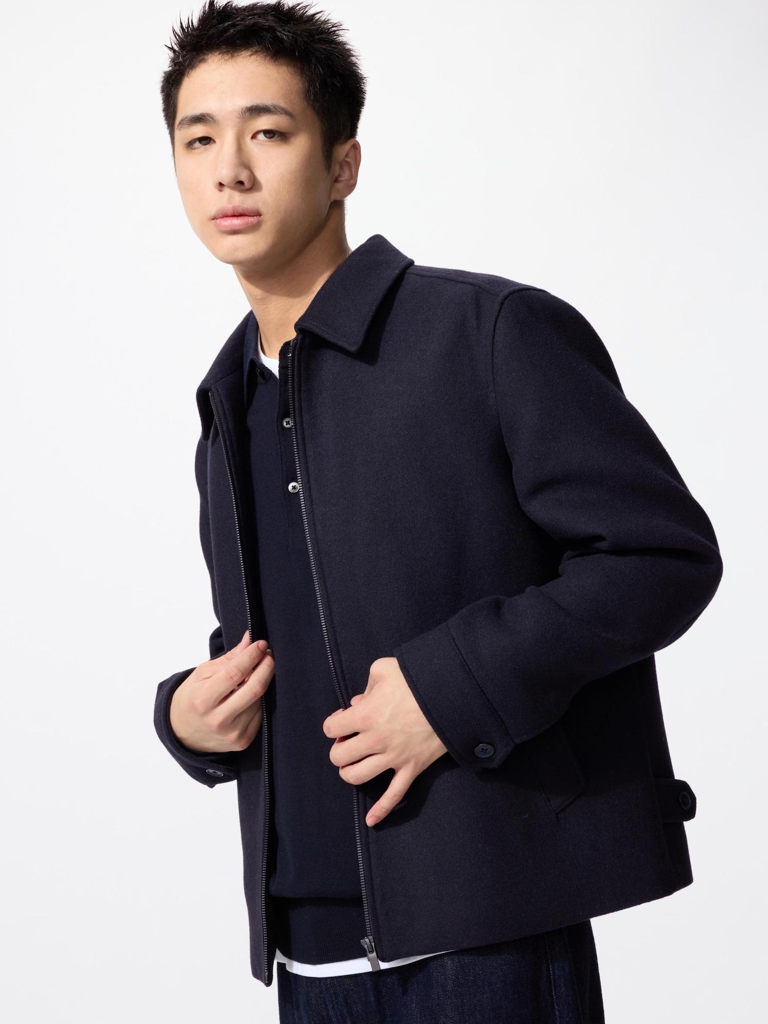 

Uniqlo Япония однотонный короткий блузон 69 NAVY/4XL