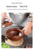 High-Temperature Resistant Clay Pot with Handle for Claypot Rice & Noodles - Durable, No Crack, Small Commercial Sand Pot