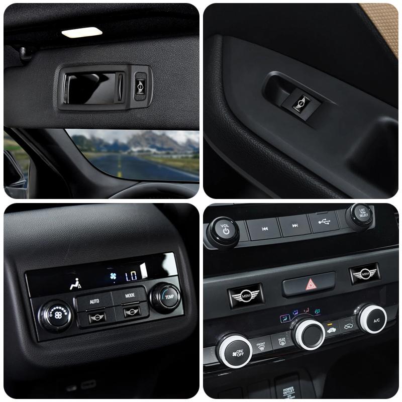 10Pcs Car Steering Wheel Sticker Badge Interior Decoration For Mini Cooper One JCW F54 F55 F56 F57 F60 R50 Paceman Clubman Coupe Lzkpf00