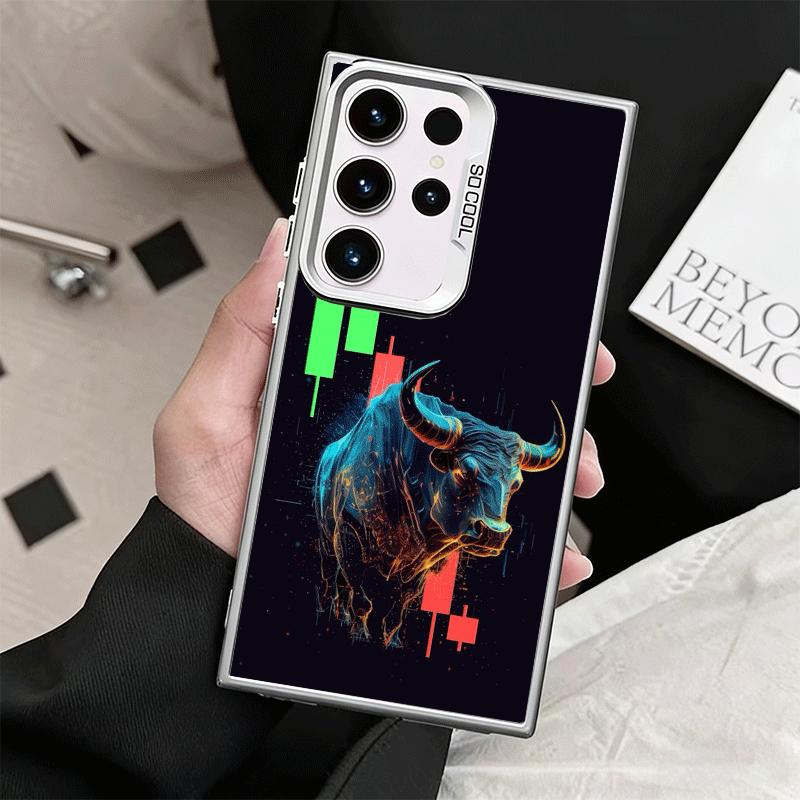 Day Trader Forex Day Trading Shockproof Phone Case for Samsung Galaxy S26 Edge S25 Ultra S24 FE S23 Plus S21 Cover Anti Fall Fun