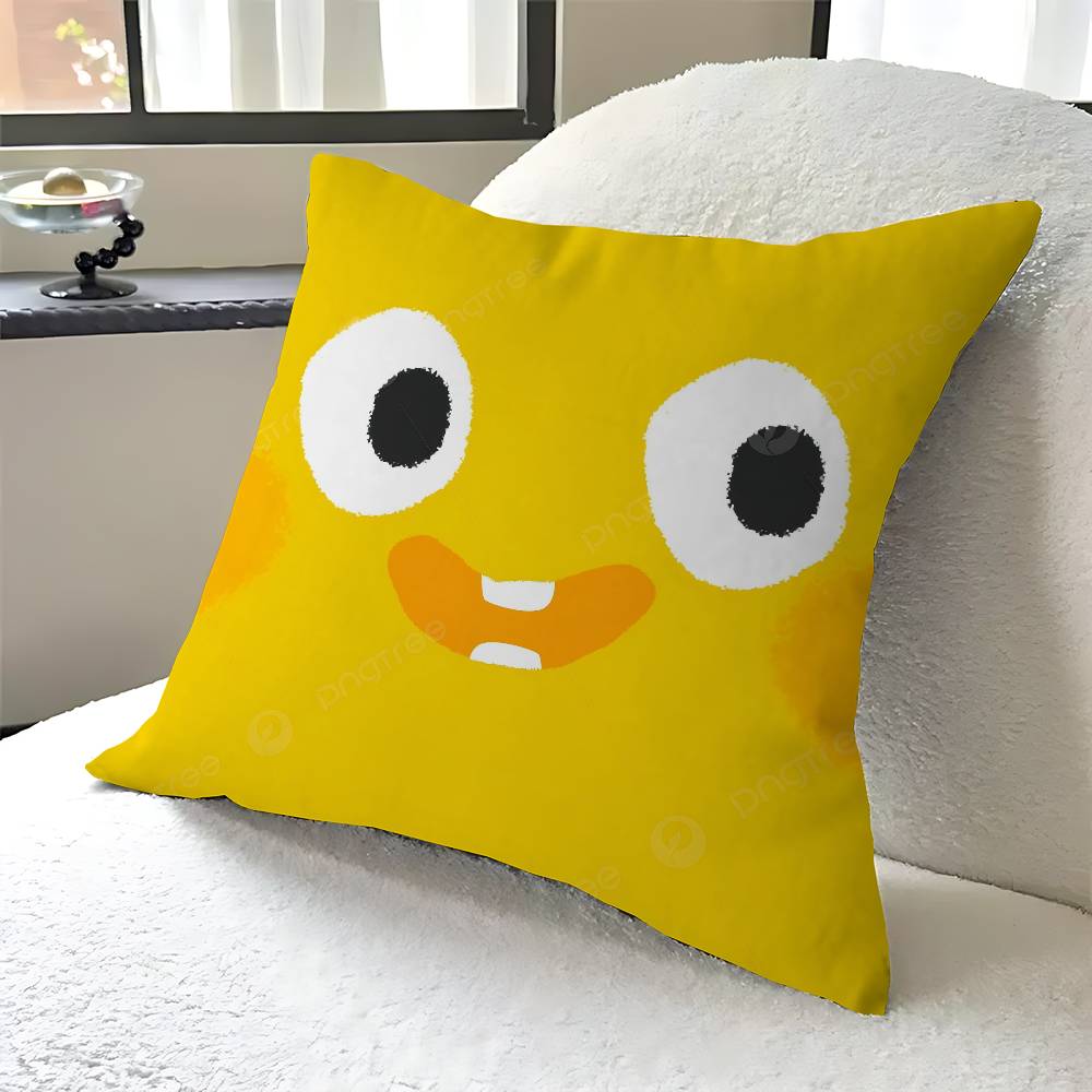 Emoji Personalized Pillow Dust Cover Bedroom Kids Party Decoration Pillowcase Birthday Children Gift