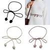 Flexible Floral Waist Tie Belt Breathable Fabric Waist Rope Creative Waist Accessory For Office Outings And Travel