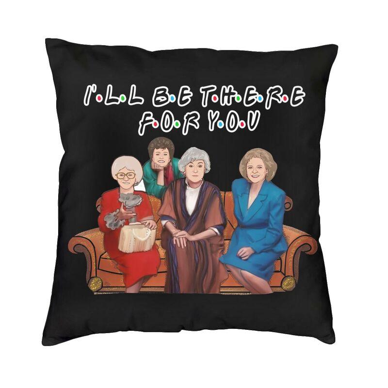 Golden Girls Pattern Pillow Case Home Decorative Sitcom Tv Show Cushions Throw Pillow For Car Double-Sided Printing