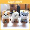 Plush Puppy Keychain Stuffed Toy Backpack Accessory Gift For Decor Nursery