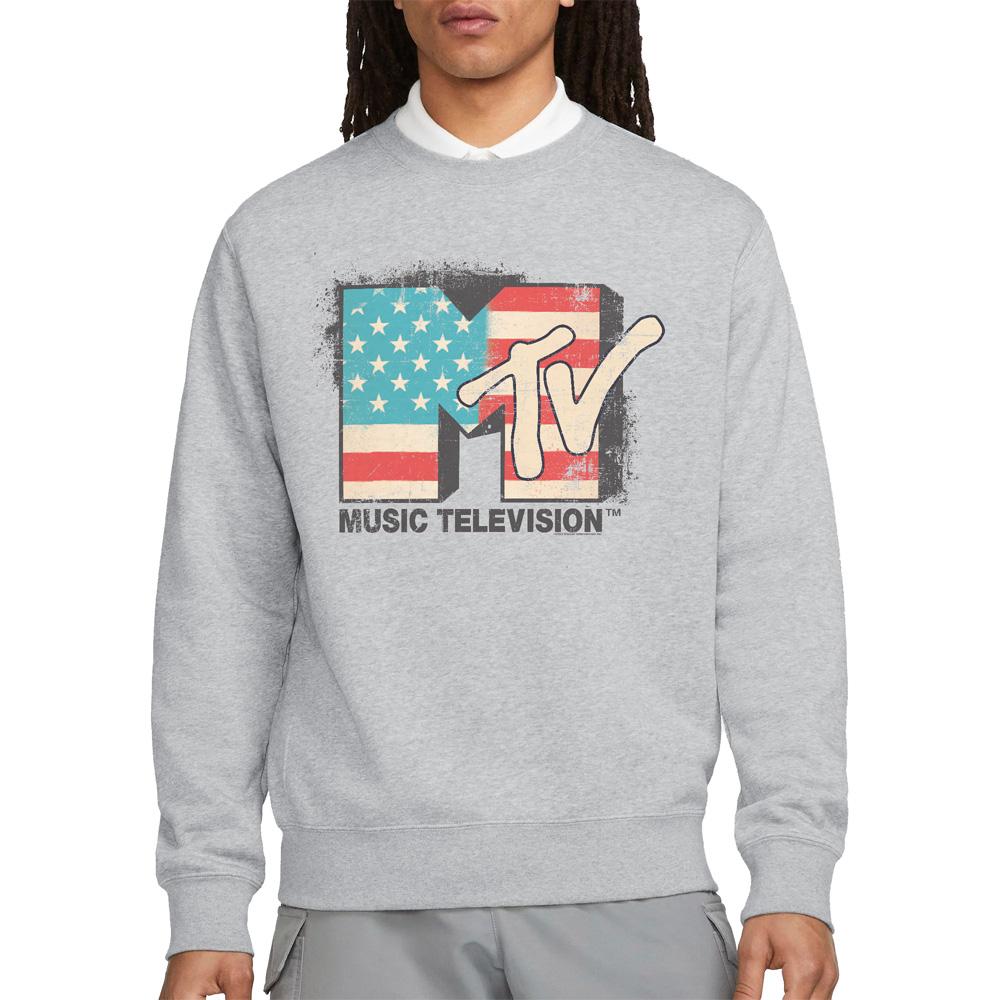 MTV Unisex Vuxen Amerikansk Logotyp Huvtröja