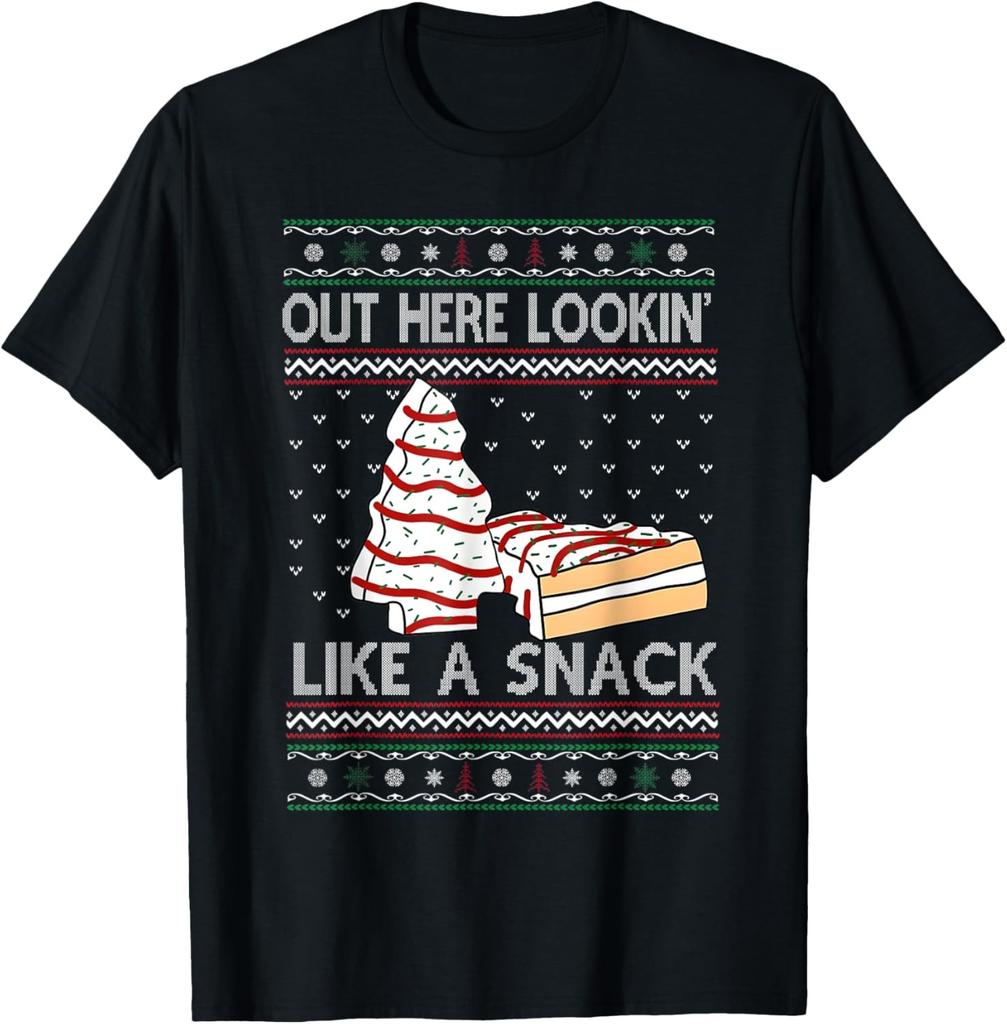 Out Here Lookin' Like A Snack Debbie Cakes Christmas Tree T-Shirt