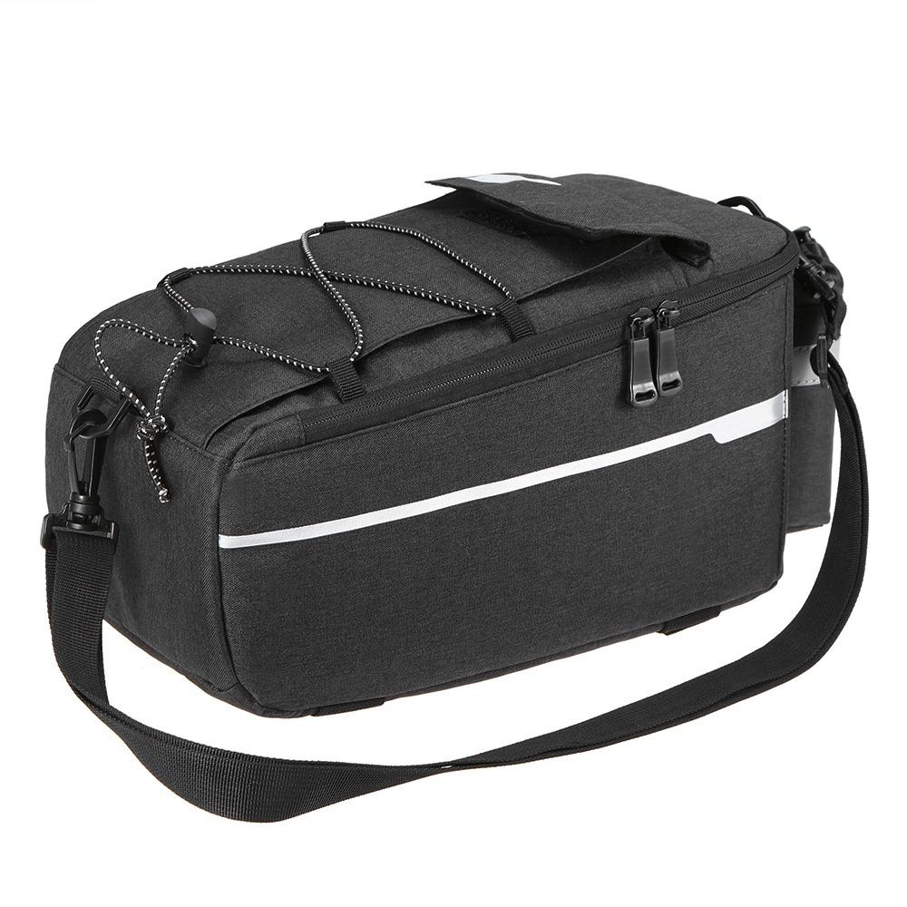 Big Capacity Bike Pannier Bag with Reflective Stripes Bike Trunk Bag Bicycle Carrier