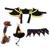 4 Pieces Halloween Bat Pet Costume Dog Costume Dress Up Accessories for Cats Cosplay Party Decoration