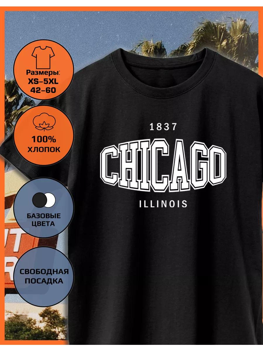 T-shirt with the print of the city of America Chicago S