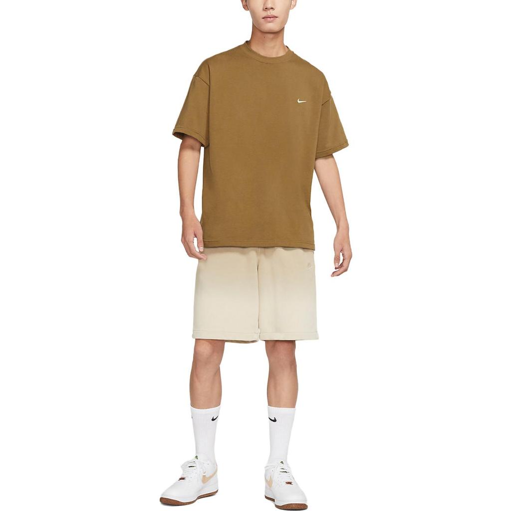 Nike Solo Swoosh T Shirt Men's Light Brown DA0321-270