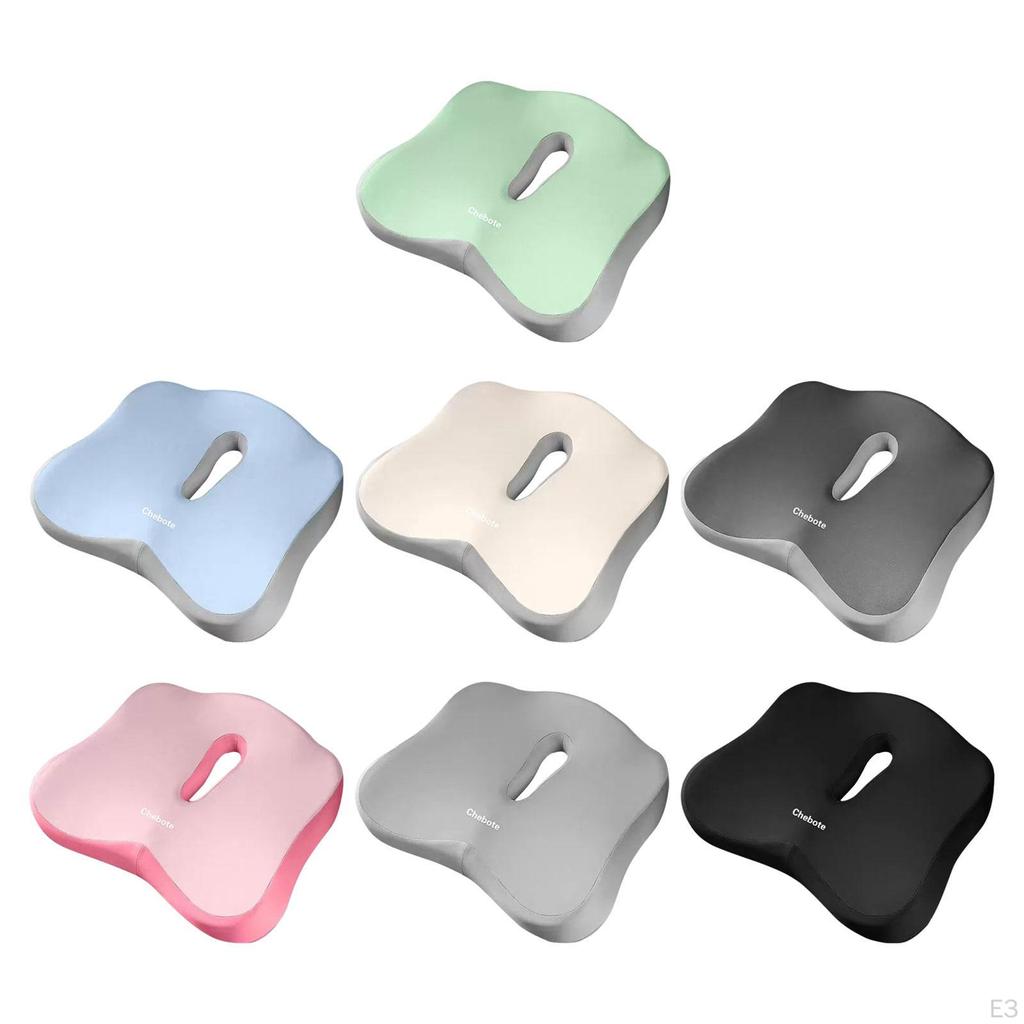 Memory Foam Seat Cushion Butt Pillow Premium Ergonomic Anti Slip Bottom Gifts Cushions Chair