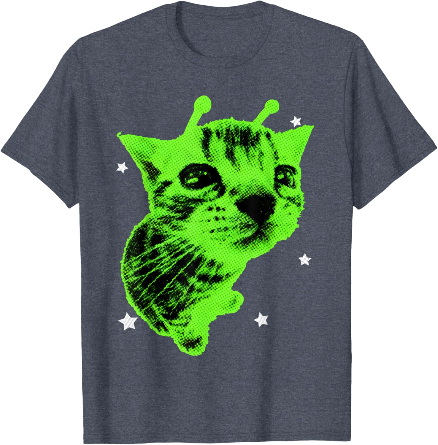

Y2K Alien Cat Meme Retro Silly Cat Vintage Space Kitty Funny T-Shirt Vintage Clothes Tops Graphic T Shirts Camisas Streetwear S разноцветный