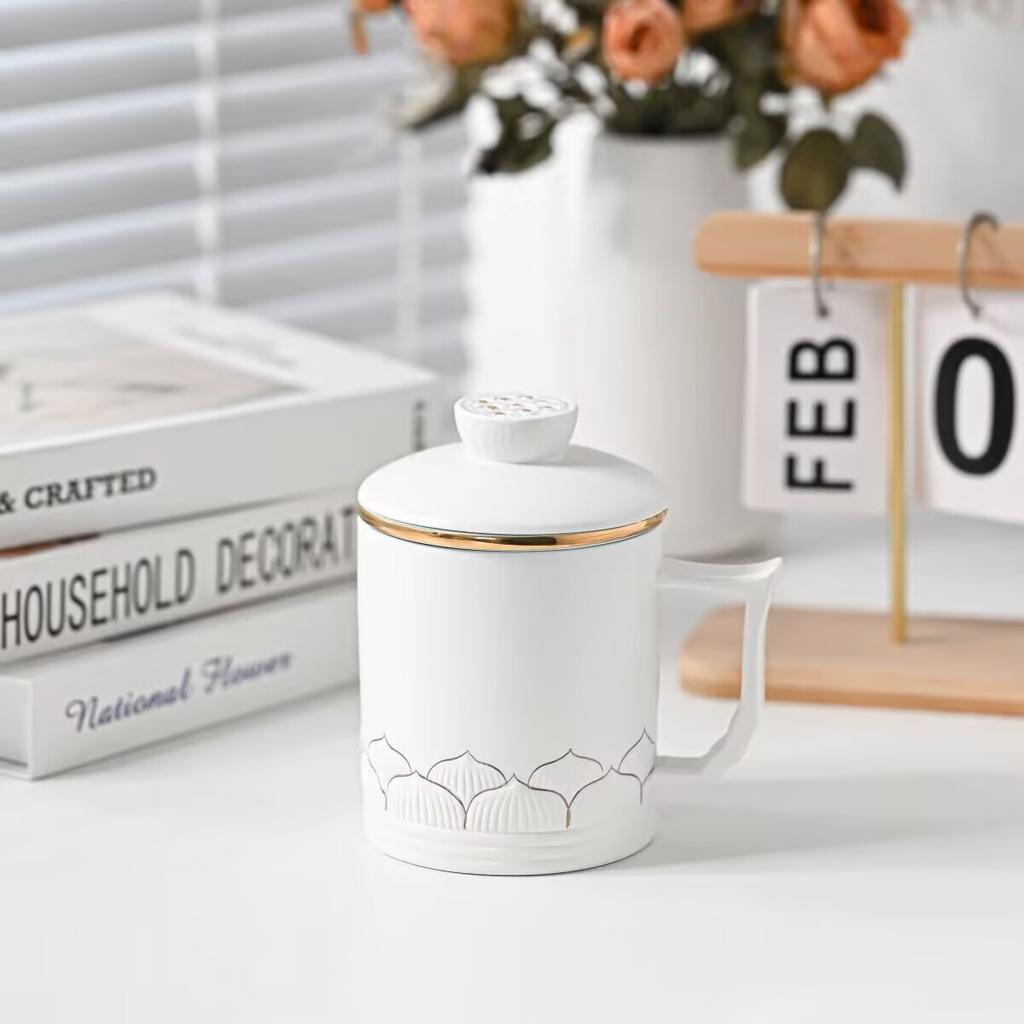 Dunhuang Merchandise Ailian Said Teacup With Lid To Send Leaders, Elders, Teachers' Day Gifts, Business Souvenirs