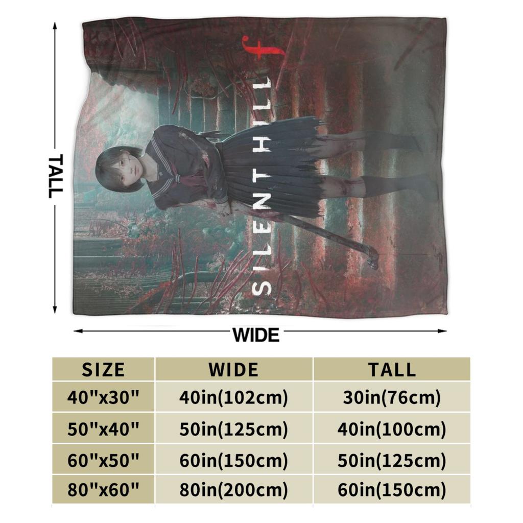 silent hill f horror game 2025 Accessories Blanket Ultra-Soft Fleece Throw Blanket Cozy Bedspread