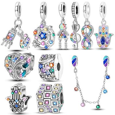 Charms New Copper Charms Beads Pendants Fit Original Bracelets Diy Charm Women Jewelry Making