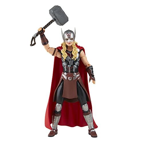 Hasbro Marvel Legends Series Thor: Love and Thunder Mighty Thor F1060 Authentic 6-inch (15cm) Action Figure with 4 Accessories and Build-a-Figure Part