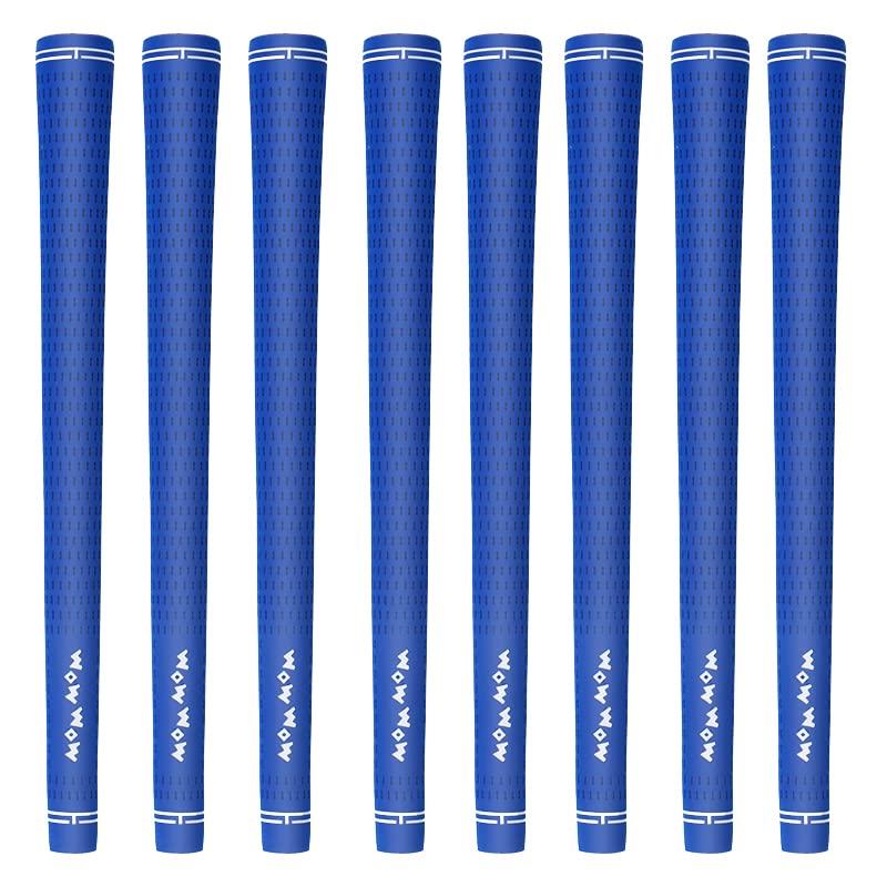 Golf Grips Wood and Iron Grips Set of 8 Grips Replacement No Backline All Weather Performance Rubber Material M58 Solid Color WOW Non-Slip (Red)