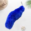 Ekstra stor falsk Fox Tail nøkkelring Overdimensjonert imitasjon Fox Tail nøkkelring sjarm dekorasjon Enkel å feste til vesker Ryggsekker Cosplay tilbehør