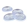 Fixed Tempered Glass Non-slip Chair Leg Caps Soft Grip Pads Glass Table Pads Furniture Feet Covers