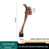Zinc Alloy Foot Pedal Door Stopper - Anti-Collision Device for Bedroom, Bathroom, Glass, or Wooden Doors.