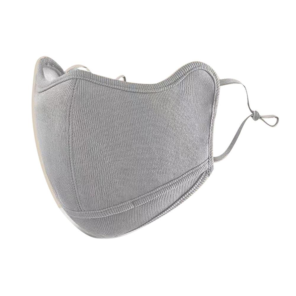 

Теплые маски для защиты от холода Derong Material Mouth Cover Fashion Многоразовая маска для лица для езды на велосипеде Light grey-StyleA