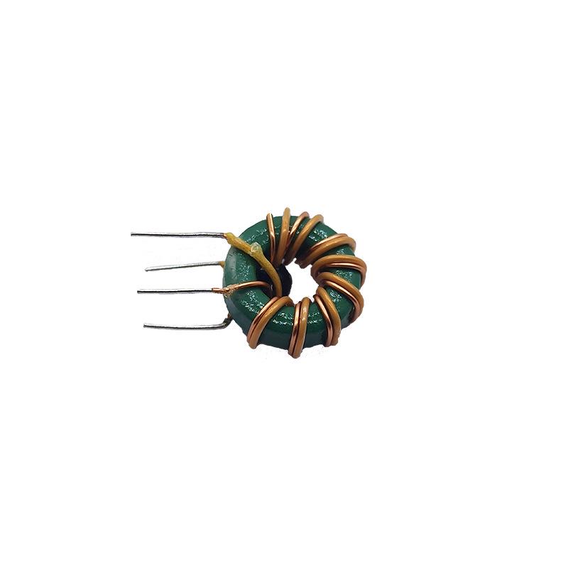 Toroidal Common Mode Choke: T9*5*3, 0.35 Wire, Interleaved Winding, 8 Turns, 2A, 350UH Filter.