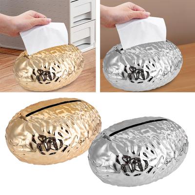 Tissue Box Cover Egg Shaped Novelty Stylish for Office Living Room Bathroom