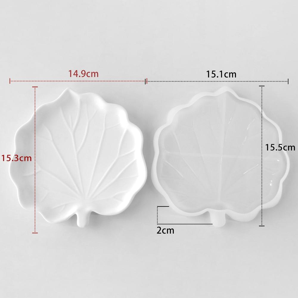 New Geometric Leaves Silicone Mold DIY Handmade Resin Molds Irregular Shape Reusable Plaster Molds Desktop Decor