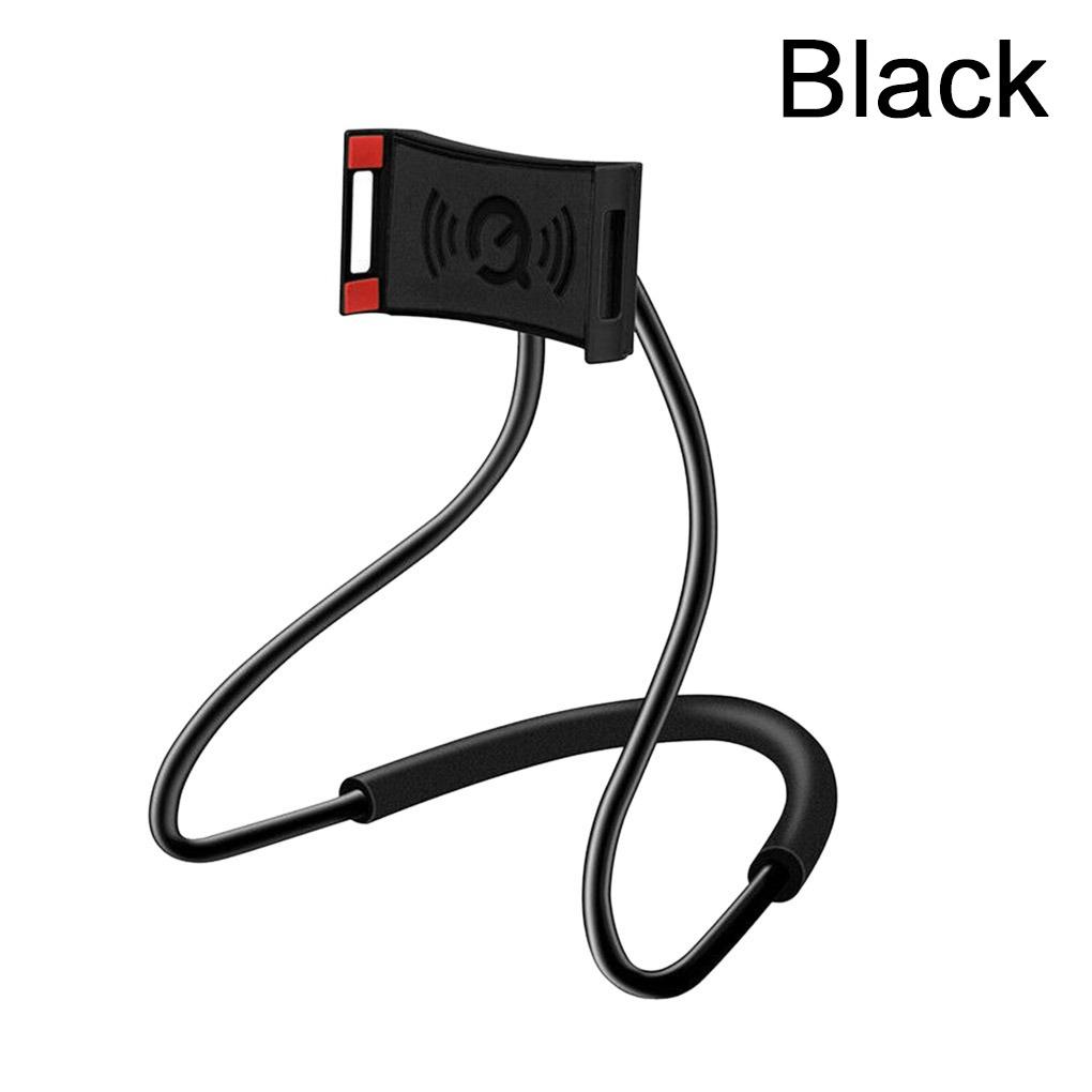 Supporto per Selfie Stick retrattile da appendere al collo, staffa regolabile a rotazione libera a 360°, supporto universale da scrivania, letto, auto, per cellulare pigro