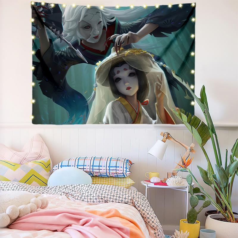 Digital Printing Background Cloth Anime Game Fifth Personality Hanging Blanket Wall Cloth Dormitory Bed Head Decoration Cloth