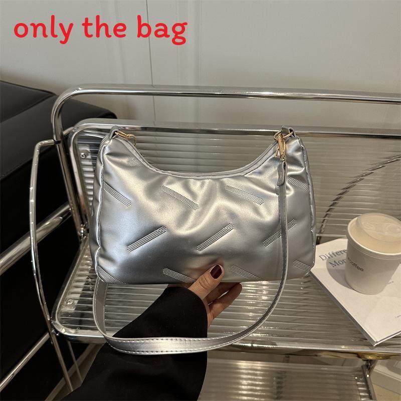 Fashion Shoulder Crossbody Bag With Solid Color Design For Daily Outings Casual